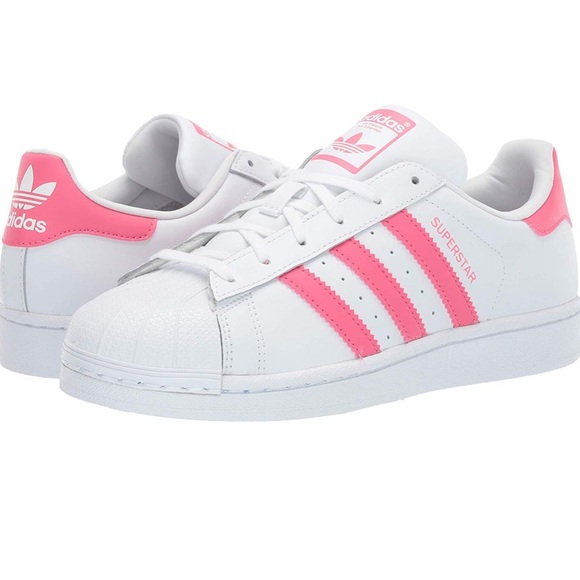 hot pink adidas superstar